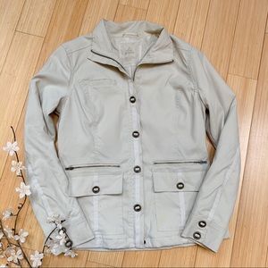 PRANA beige tan zippered jacket, S.